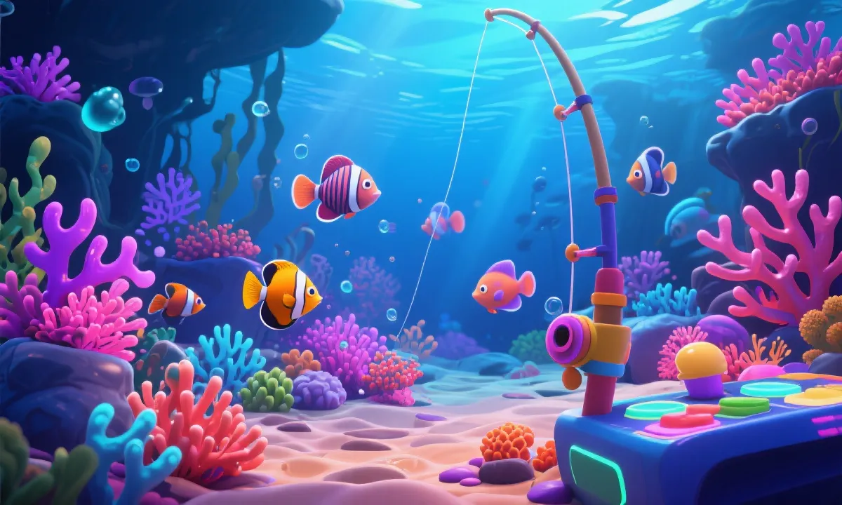 捕鱼来了 海底世界游戏宣传图