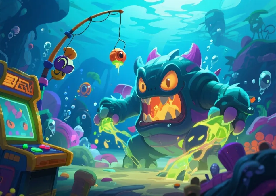 海底挑战关卡示意